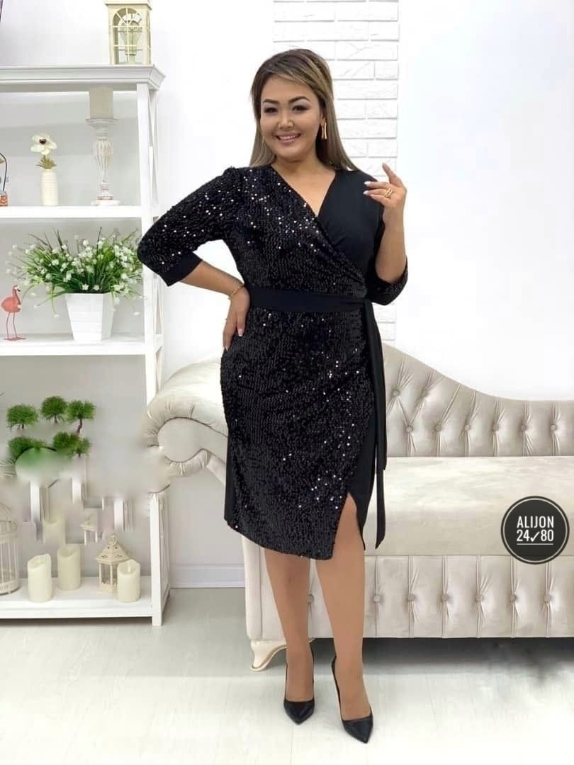 платье женская,платье с запахом черное,платье женское праздничное,нарядное платье,платье