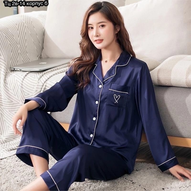 пижама женская модная,пижама женская атласная,домашняя одежда пижама,шелковая пижама,пижама женская