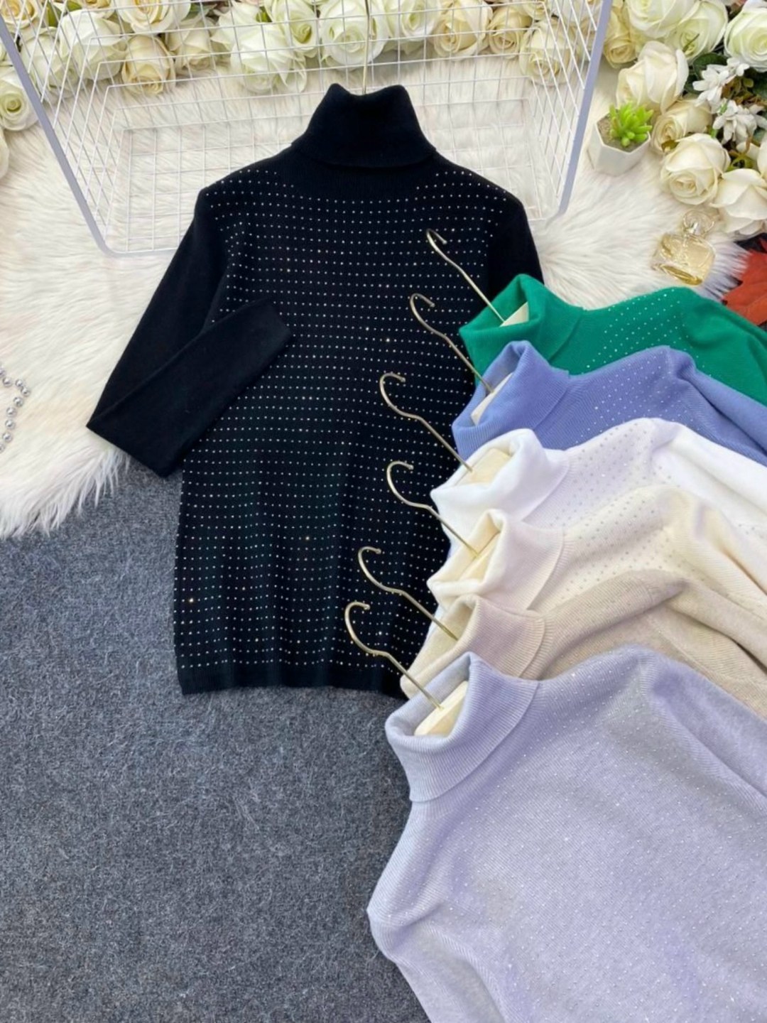 водолазка с люрексом,женский свитер,водолазка женская,водолазка,свитер с высоким воротом