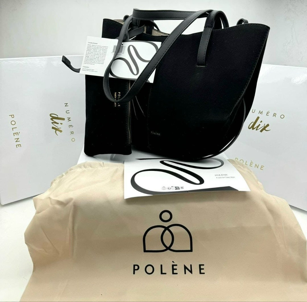 сумка,сумка женские,замшевая сумка,сумка черная,polene сумка