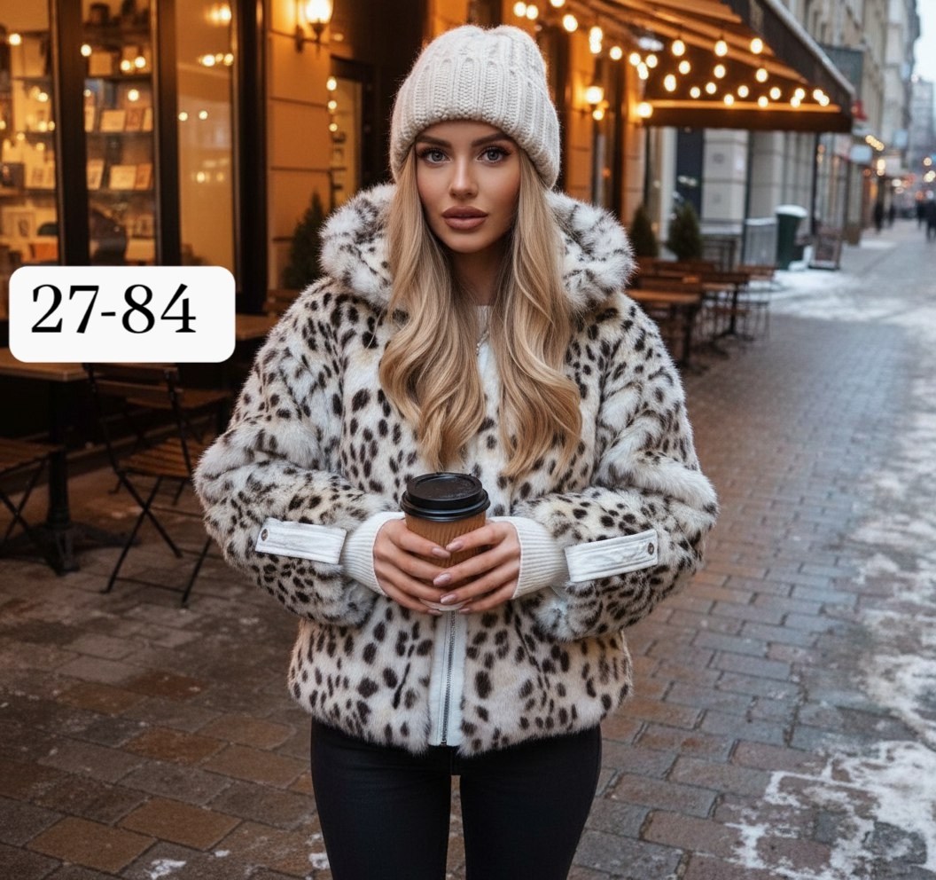 шуба искусственная женская,меховая куртка,шуба искусственная,шуба леопардовая,куртка женская с капюшоном