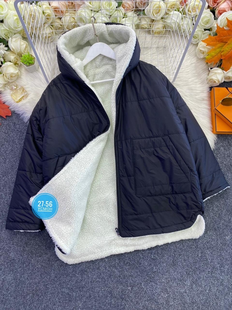 куртка зимняя женская,куртка женская с капюшоном,куртка с мехом,куртка женская двухсторонние,женская куртка