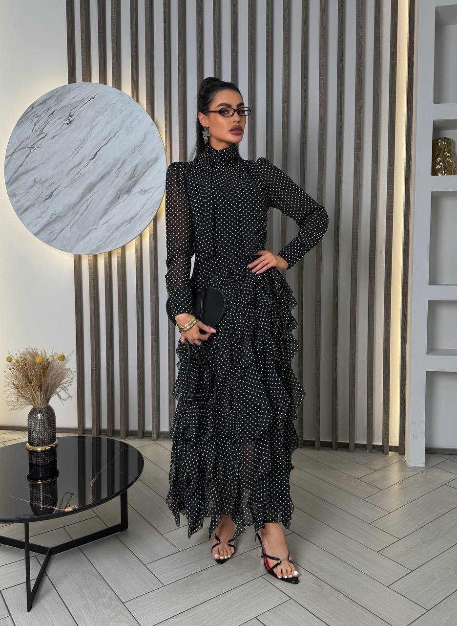 платье стильное,платье,модное платье,шифоновое платье,платье миди