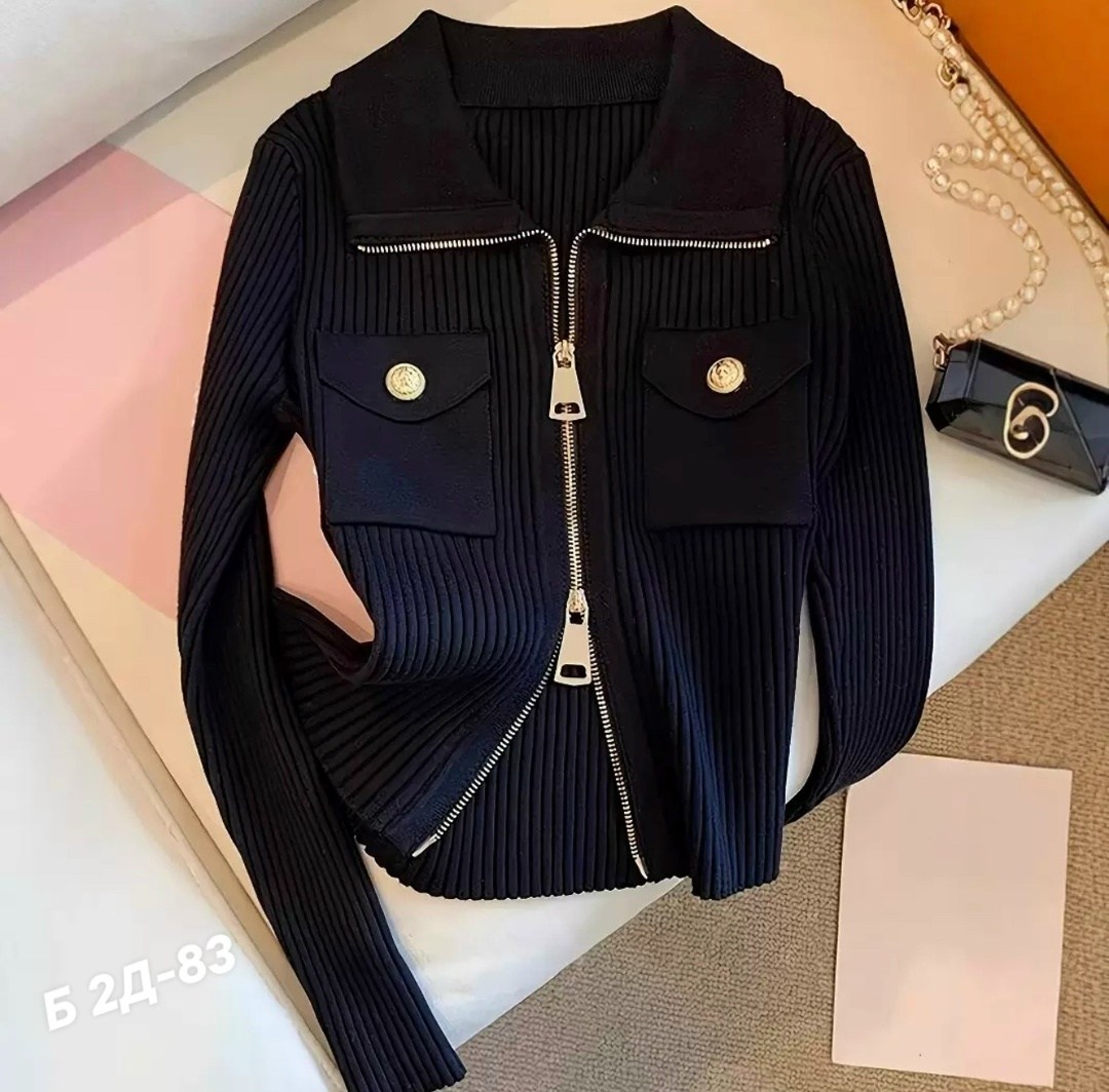 трикотажный кардиган на молнии,кофта женская,кофта кардиган,женский трикотажный кардиган,кардиган