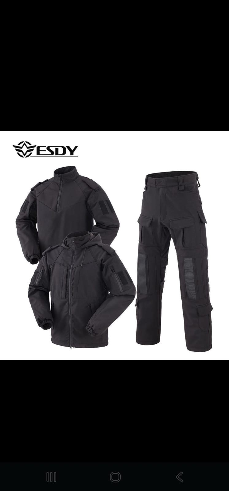 тактические костюмы,тактический боевой костюм,тактическая одежда,черный тактический костюм,тактический комплект