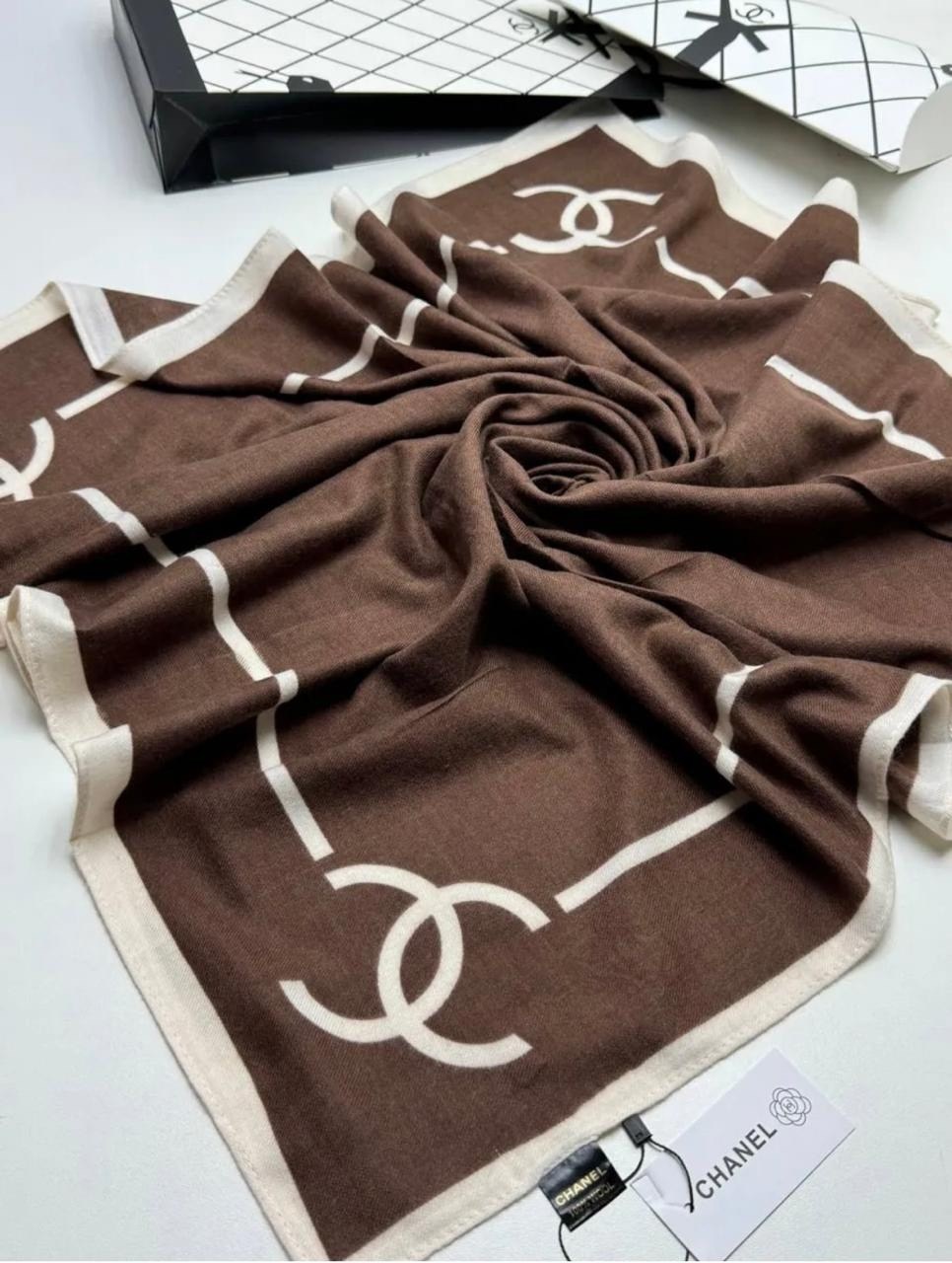 палантин chanel,новинки платок,платок chanel,платки шарф,шарфы для женщин