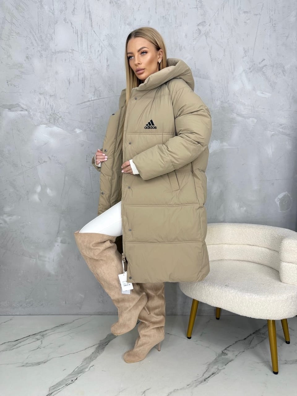 зимние куртки,зимняя куртка adidas,пуховик женский adidas,куртка женская,пуховик adidas