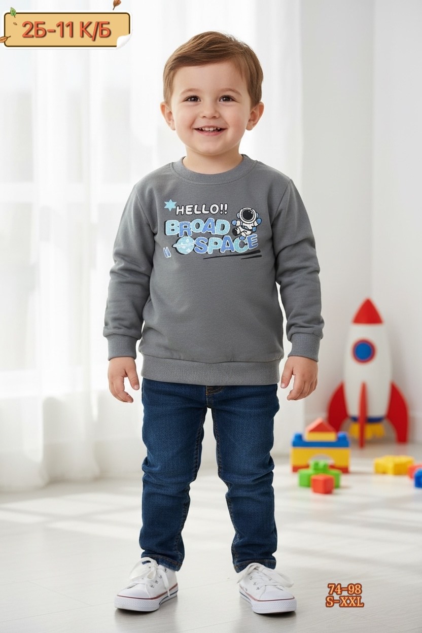 детский свитшот,свитшот для мальчика,серый свитшот,свитшот для мальчика и девочки,свитшот для мальчика подростка