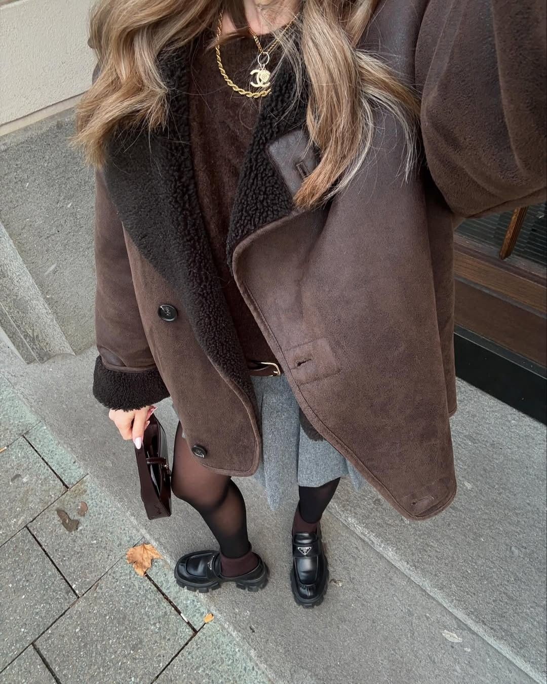 дубленка женская,теплое пальто,повседневная куртка,мода стиль