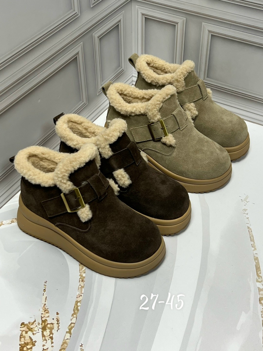 , женская,ботинки замша, зимняя женская, зимняя