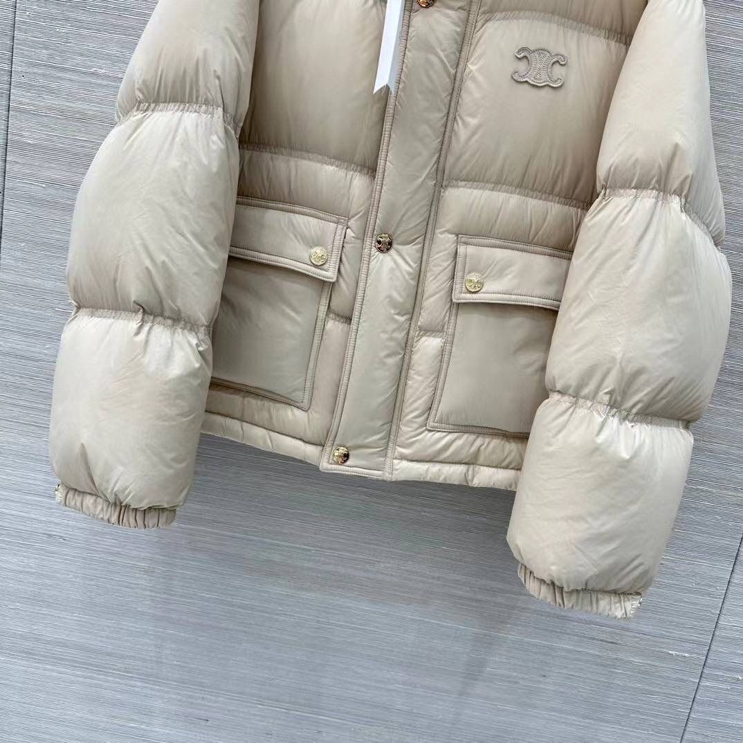 пуховик celine,пуховик бежевый,куртка пуховик,женские пуховики,зимние куртки