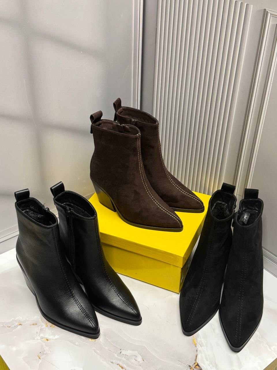 ,замшевые ботильоны,ботильоны женские,модные ботильоны,замшевые полусапожки