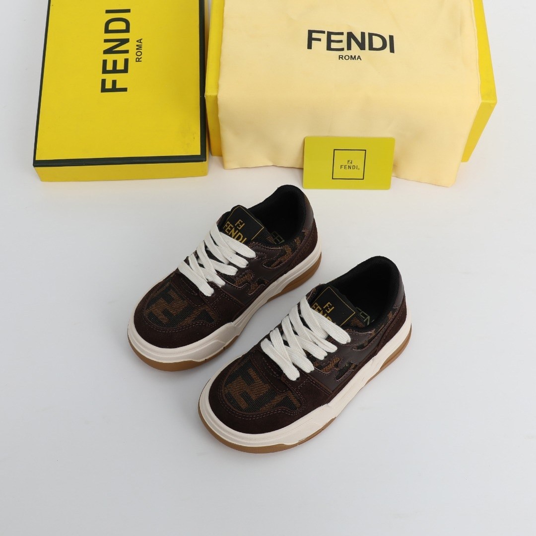 ,кроссовки fendi,фенди кроссовки,фенди кроссовки коричневые,кеды fendi