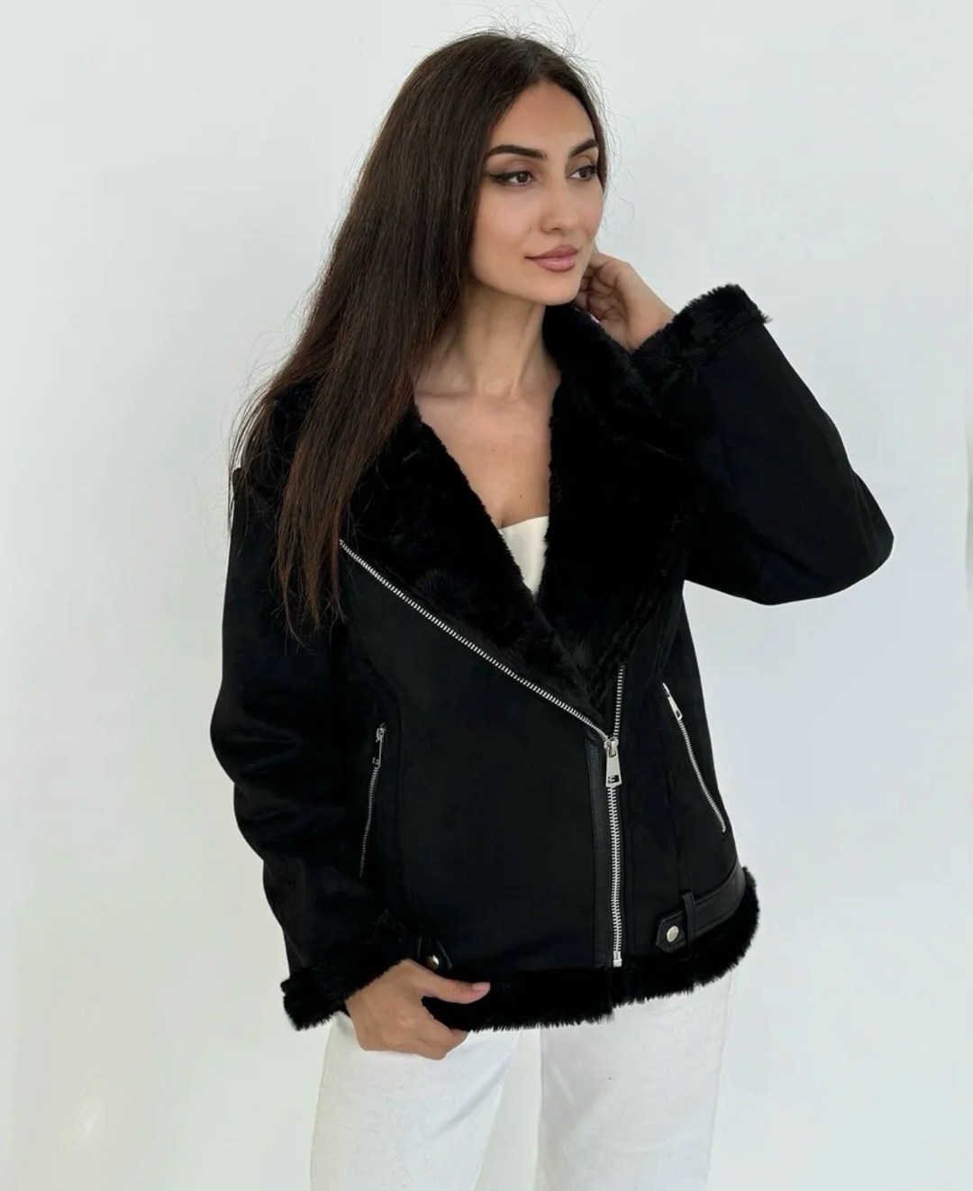 женская дубленка,белая дубленка,каляев дубленка авиатор,дубленка женская авиатор,дубленка авиатор зара