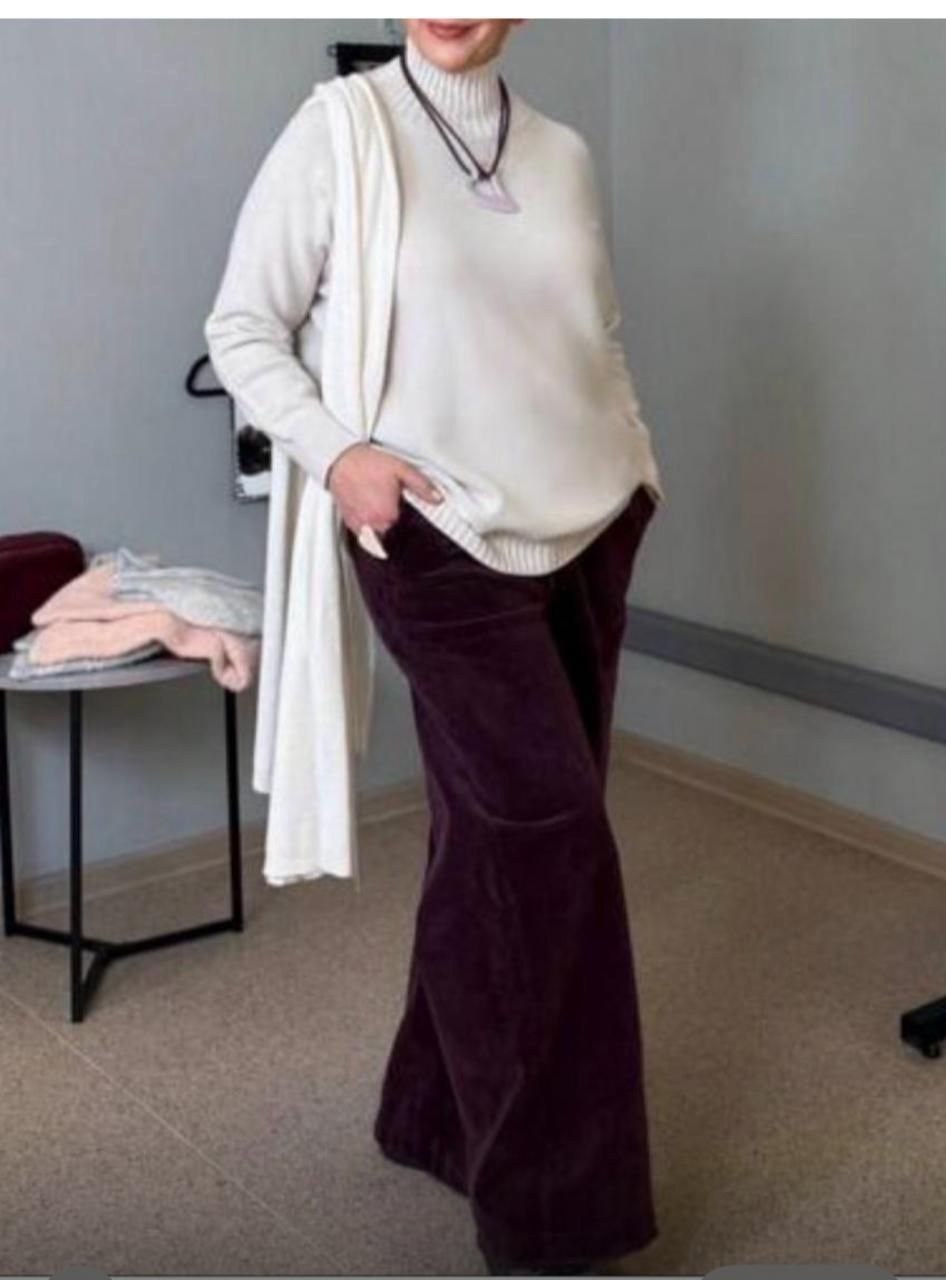 вельветовые широкие брюки,женские вельветовые брюки с высокой талией,брюки вельветовые,женские вельветовые брюки,вельветовые брюки с широкими штанинами