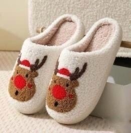 домашние тапочки теплые,домашние тапочки,зимние домашние тапочки,тапочки новогодние,домашние тапочки новогодние