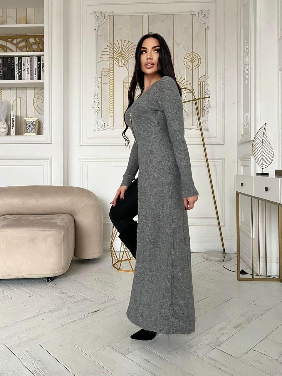 трикотажное платье,платье комплект,стильное платье,модное платье,длинный кардиган