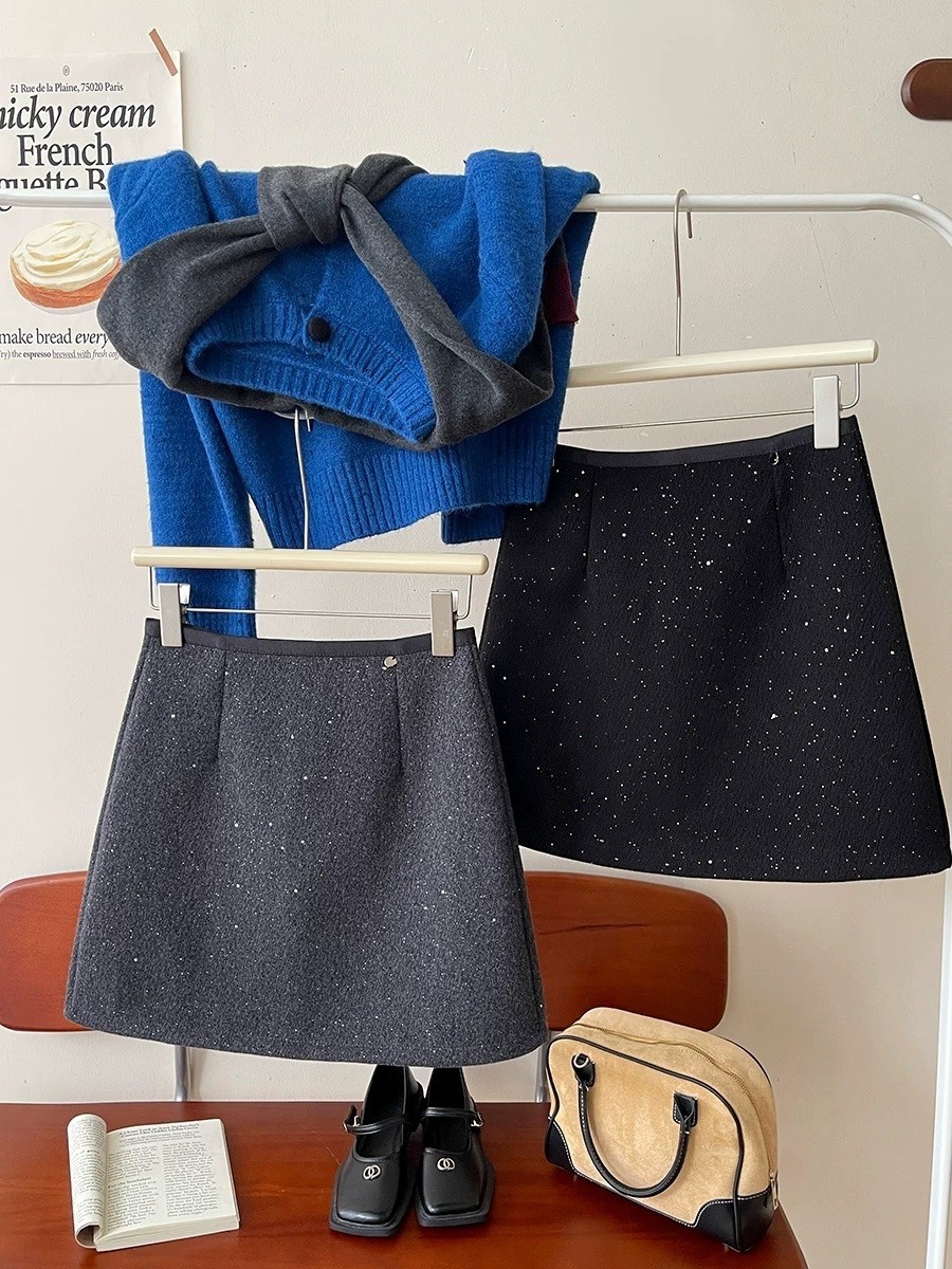 юбка с блестками,юбка женская,юбка женская мини,юбка мини,юбка в корейском стиле