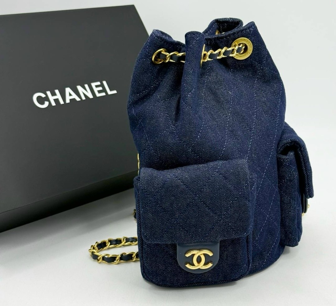рюкзак chanel,шанель рюкзак,сумка шанель деним,рюкзак chanel женский,сумка chanel