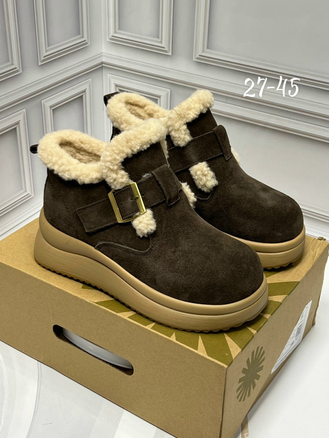 , женская,ботинки замша, зимняя женская, зимняя