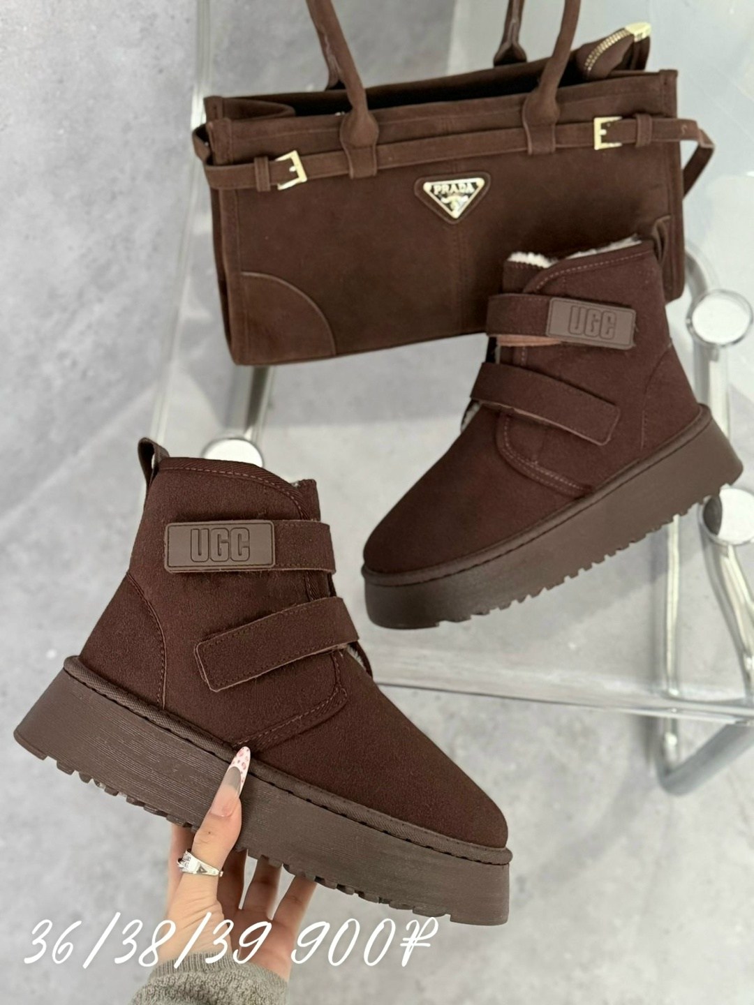 женские угги,, зимняя женская, теплая, женская