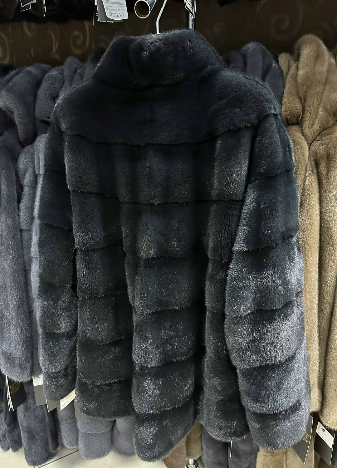 шуба норка,норковая шуба,норковая шуба графит,шуба из норки,норковая шубка