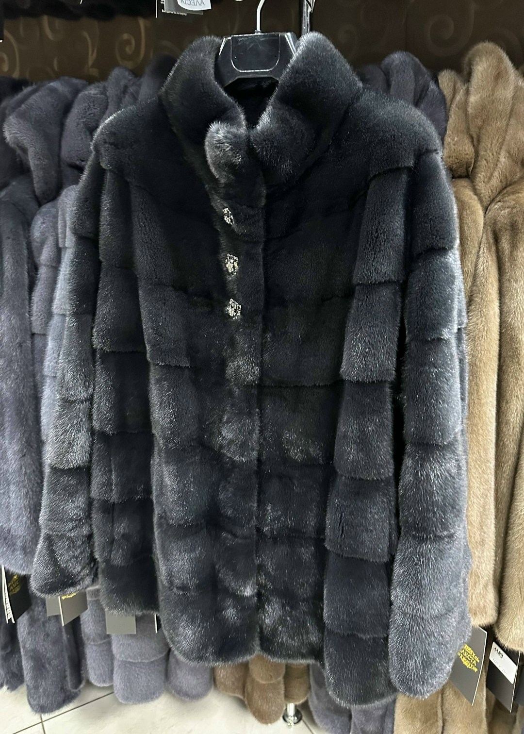 шуба норка,норковая шуба,норковая шуба графит,шуба из норки,норковая шубка