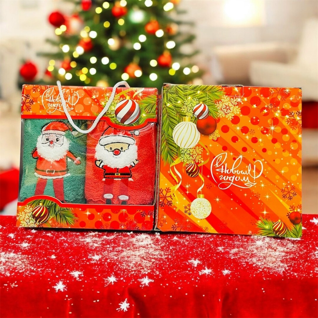 полотенца кухонные набор новогодние с символом,набор новогодних полотенец,полотенец набор,полотенца подарочная,полотенце новогоднее