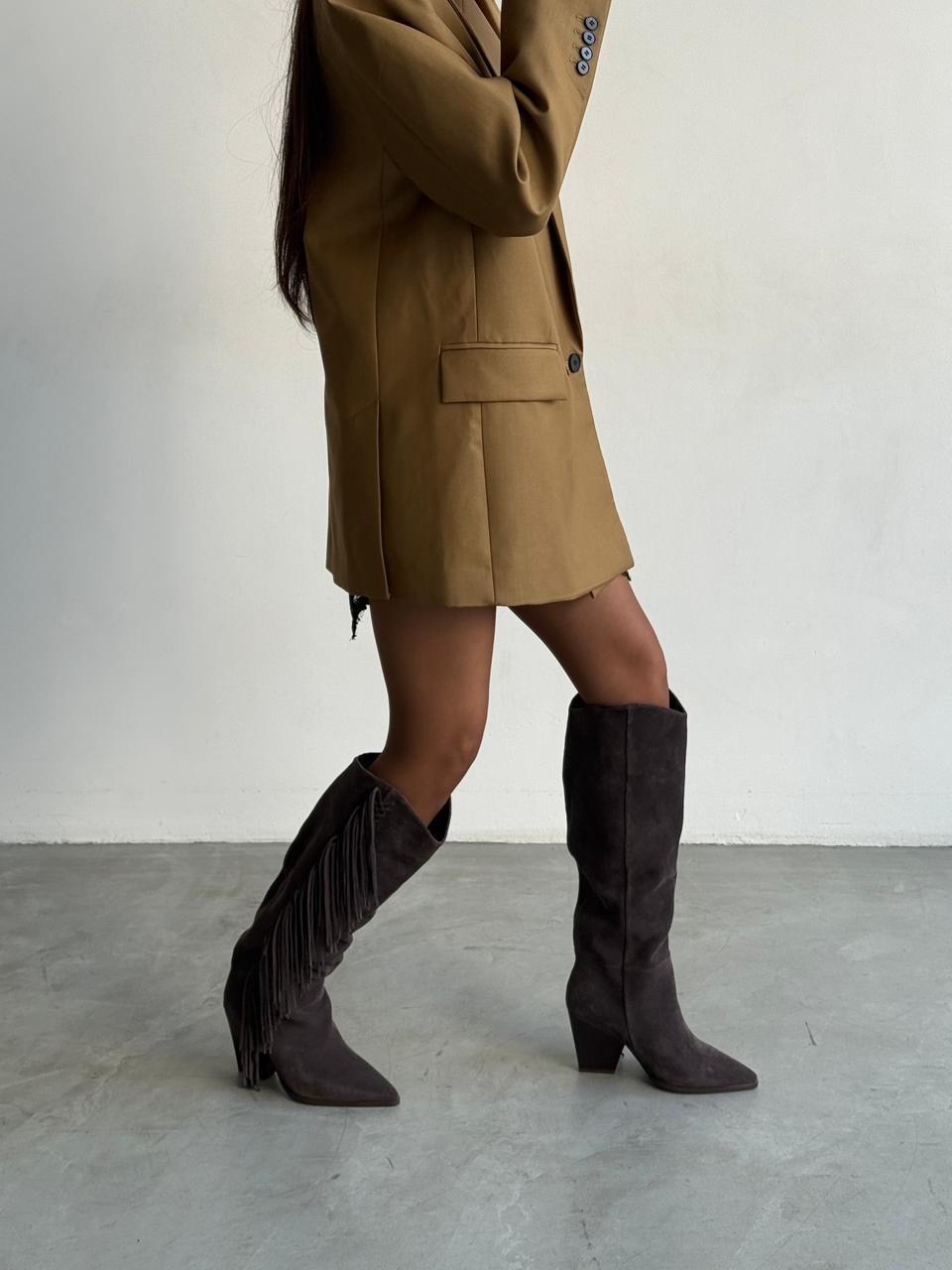 сапоги замшевые,сапоги с бахромой,модные сапоги,стильные сапоги,сапоги казаки