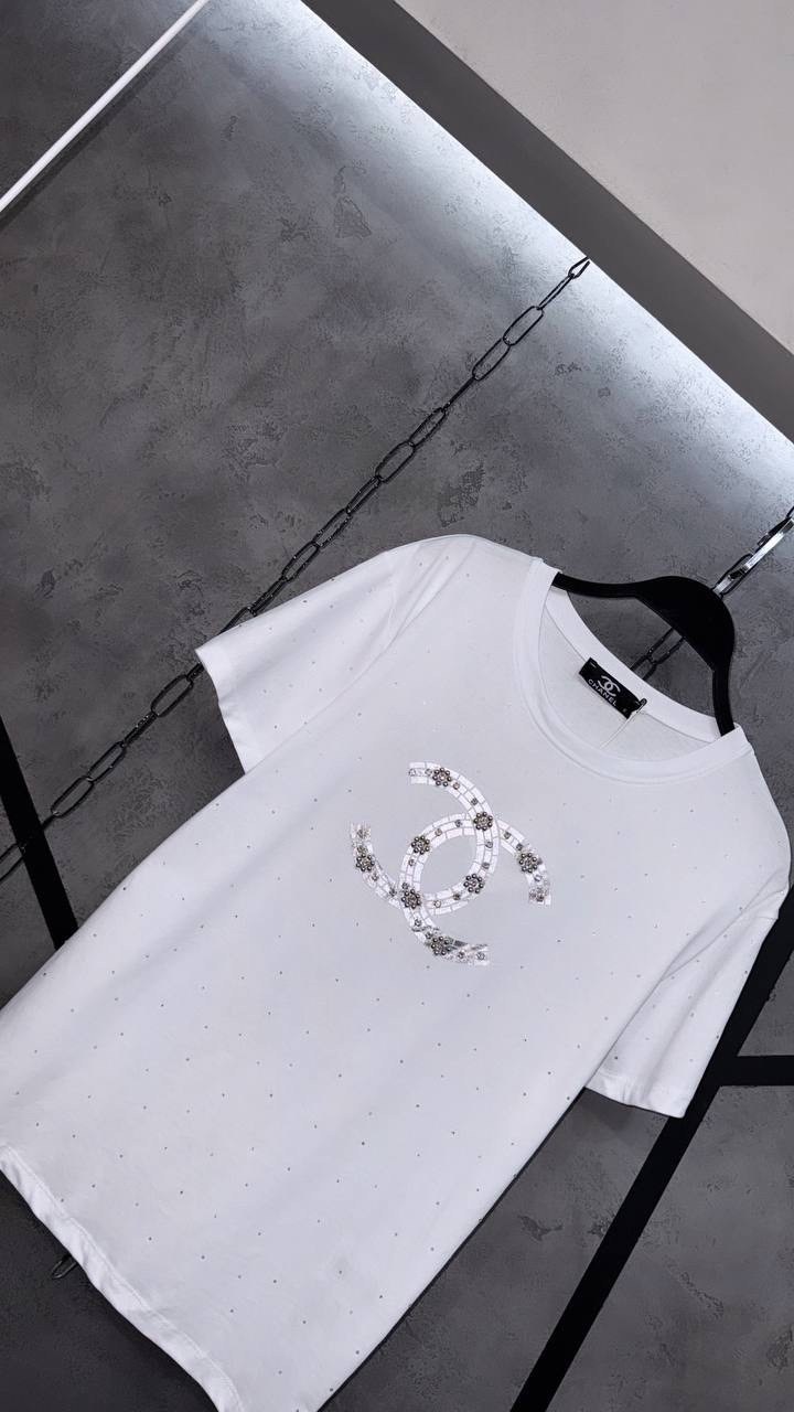 футболка chanel,футболка шанель женская,футболка женская chanel,футболка шанель,шанель одежда