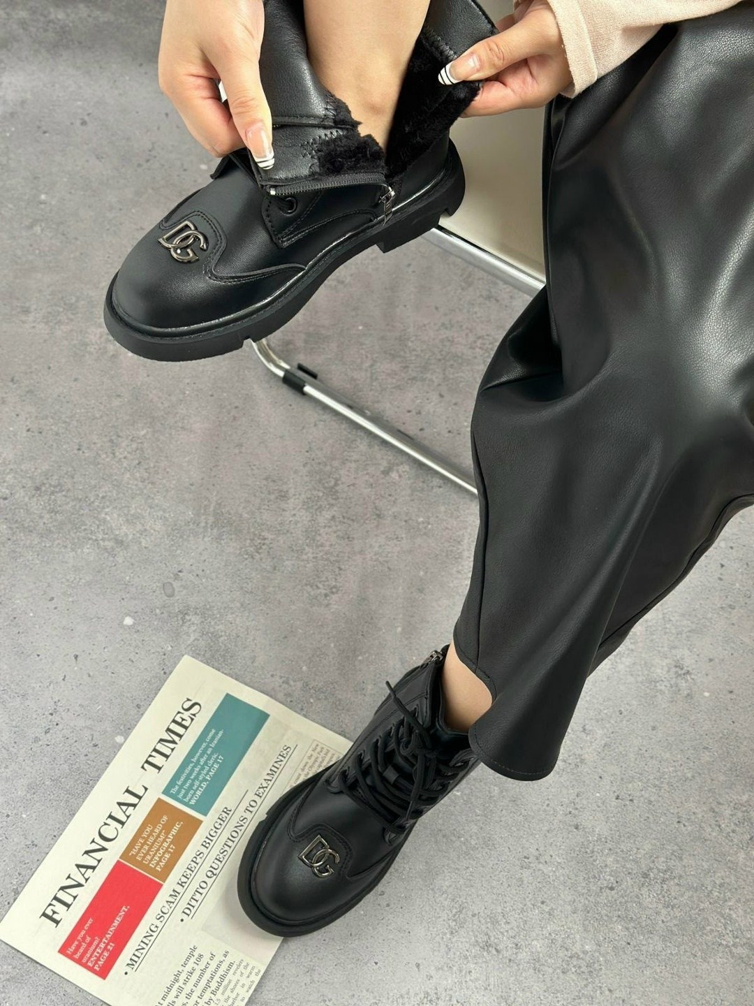 ,женская ,ботинка,кожаные ботинки,модные ботинки