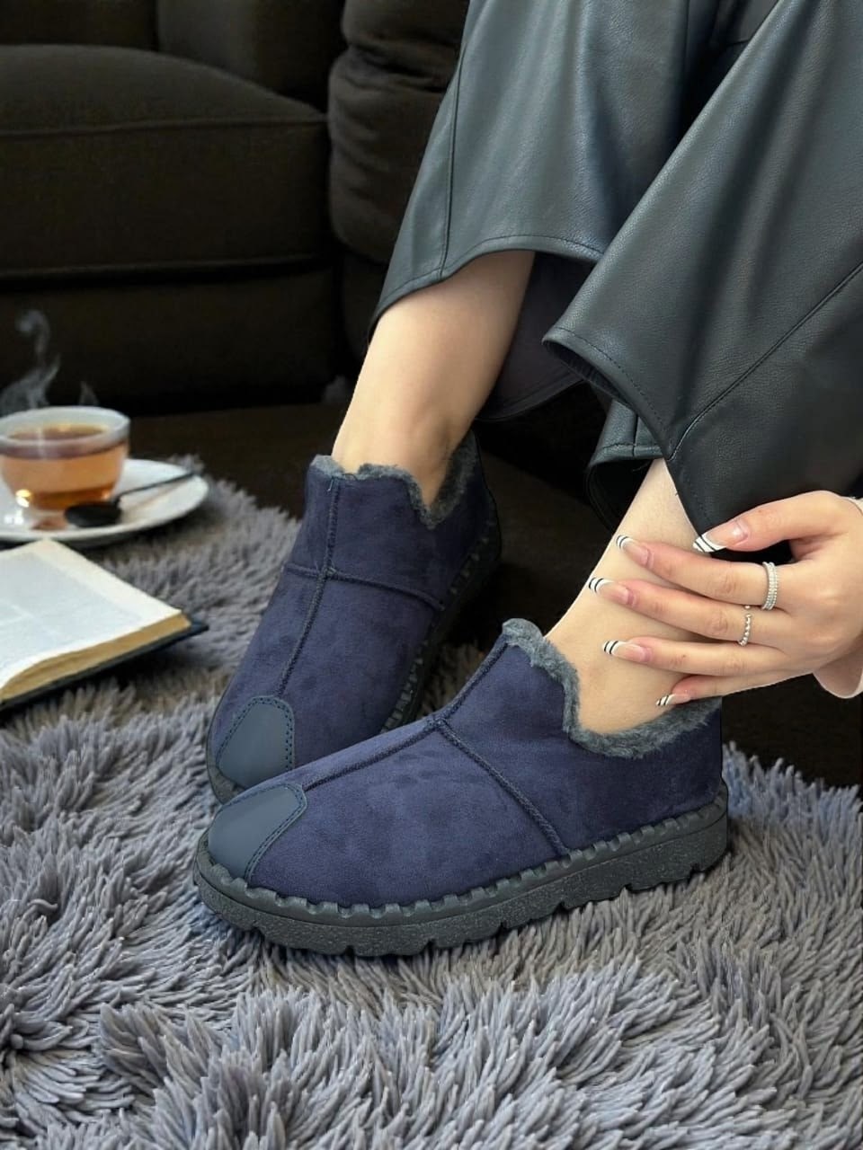 , домашняя,домашние тапочки,тапочки из овчины,тапочки из натурального меха