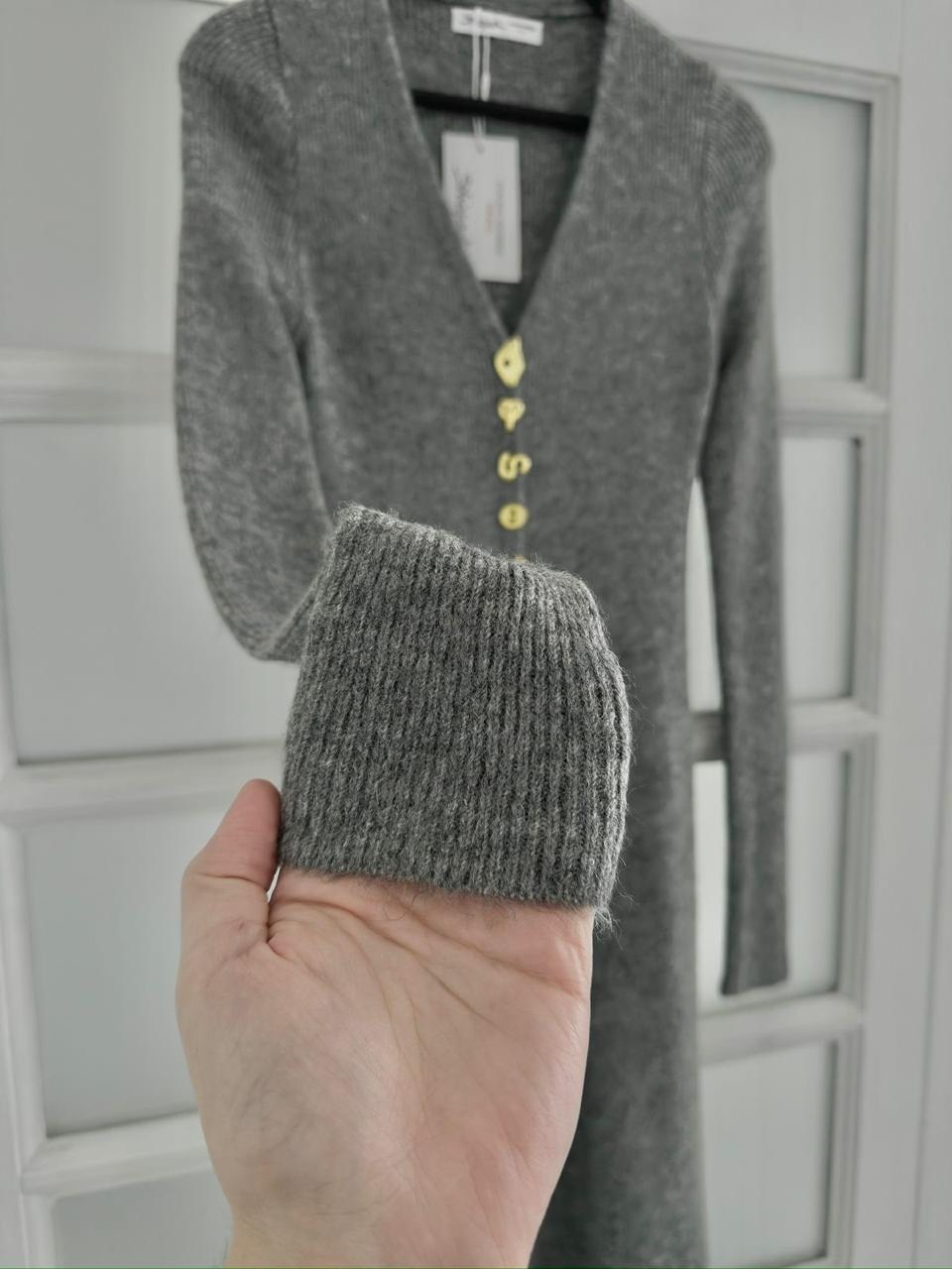 трикотажное платье,платье комплект,стильное платье,модное платье,длинный кардиган