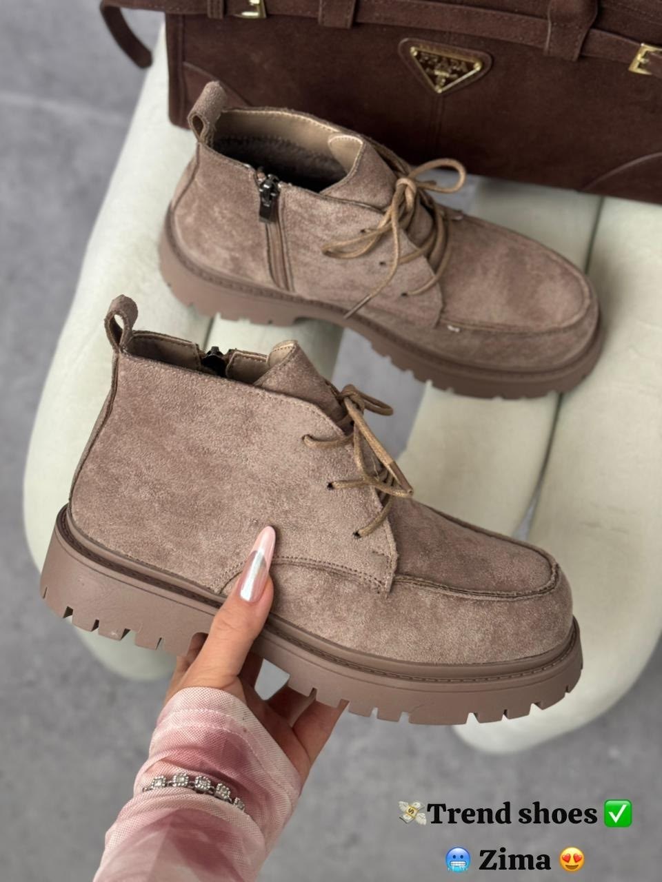 ,замшевые ботинки,ботинки бежевые,ботинки женские,ботинки модные