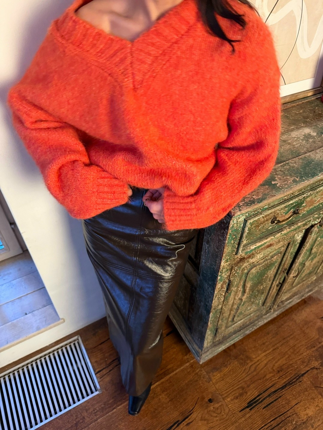 джемпер,свитер джемпер,вязаный свитер,джемпер оверсайз,оранжевый свитер