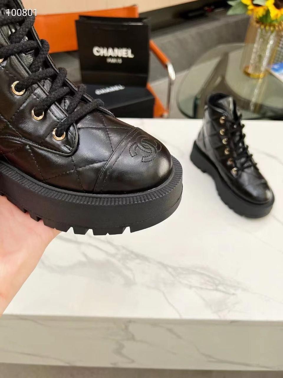 ботинки chanel,ботинки шанель,,ботинки зимние chanel черные кожаные,женские черные кожаные ботинки