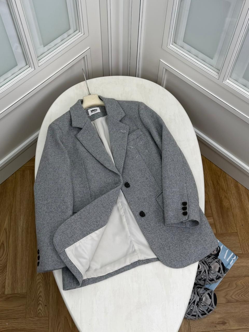 пальто пиджак женский,пальто пиджак,серое пальто,полупальто оверсайз,пальто короткие