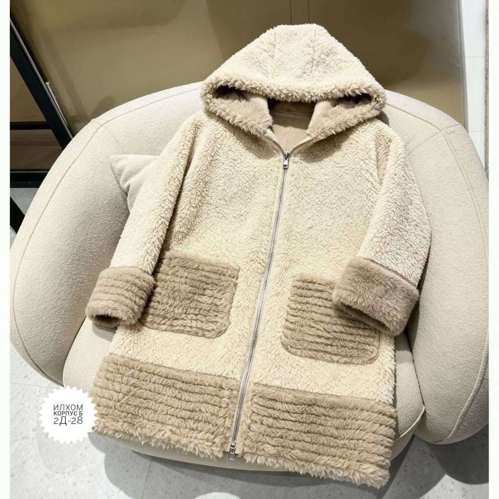 пальто плюшевое,теплое пальто,пальто барашек,кофта теплая,пальто с капюшоном