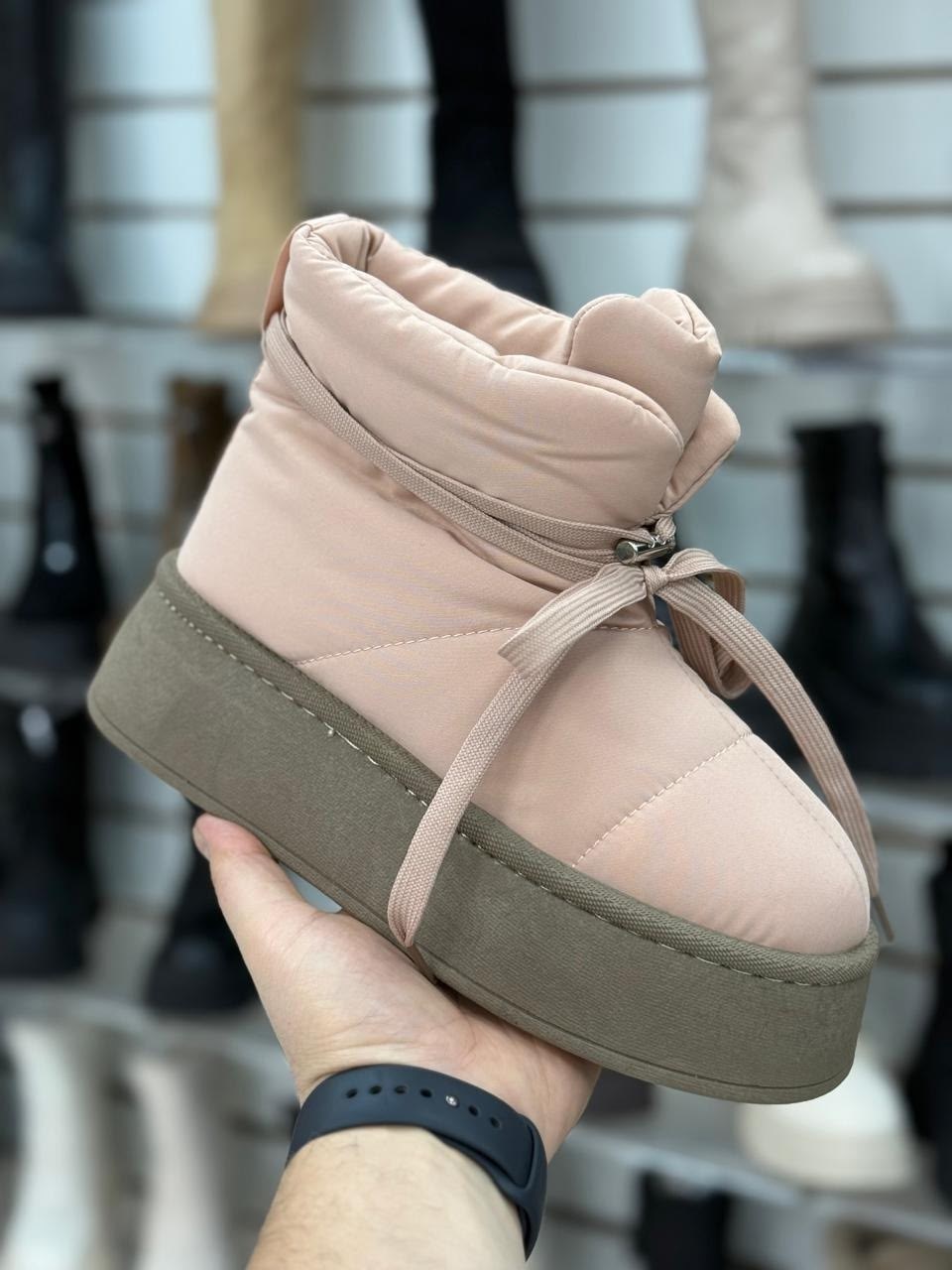 ,угги женские,угги дутики зимние короткие на высокой подошве,угги зимние короткие на платформе,дутики женские