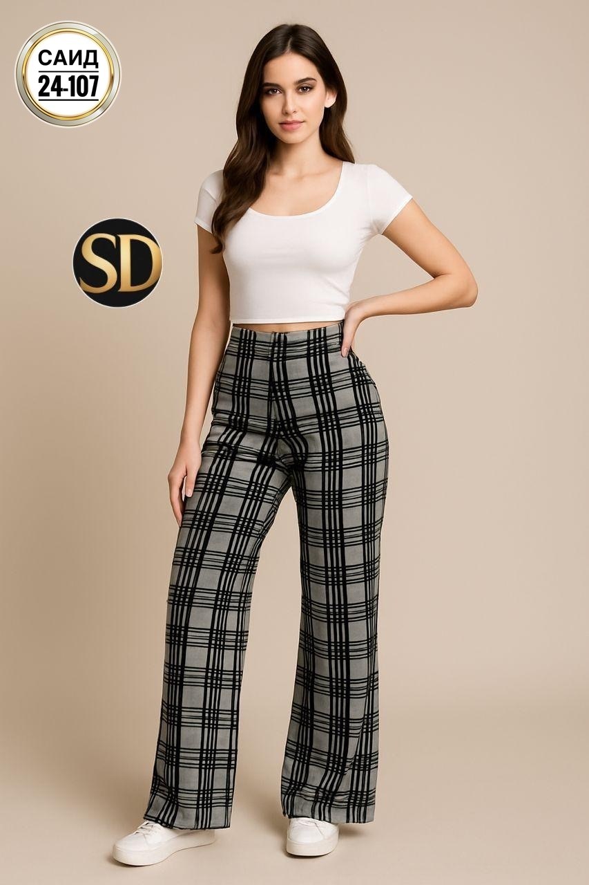 брюки в клетку,широкие брюки в клетку,клетчатые штаны шайн,брюки классические,широкие брюки