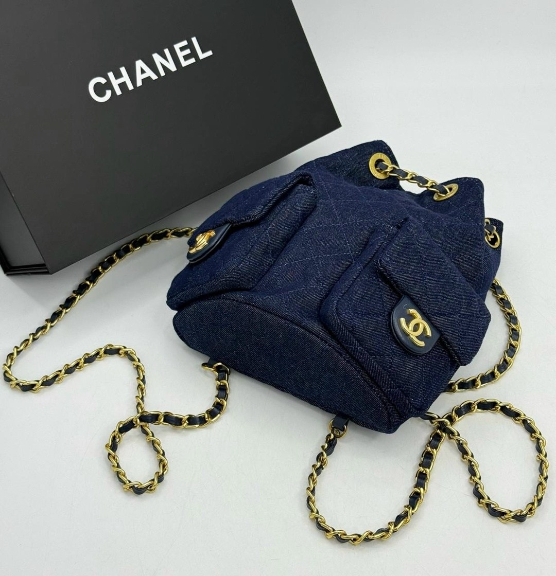 рюкзак chanel,шанель рюкзак,сумка шанель деним,рюкзак chanel женский,сумка chanel