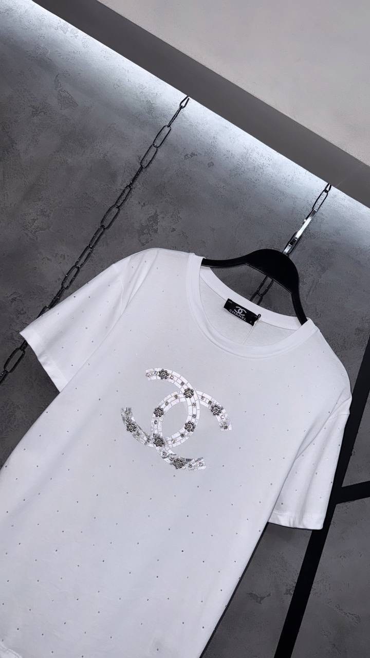 футболка chanel,футболка шанель женская,футболка женская chanel,футболка шанель,шанель одежда