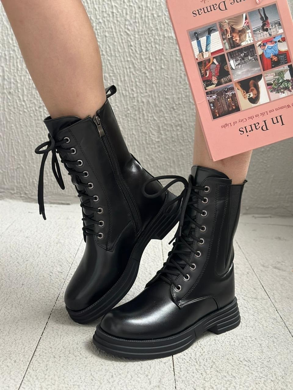 ,ботинки женские,модные ботинки,женские ботинки на шнуровке,ботинки на шнуровке