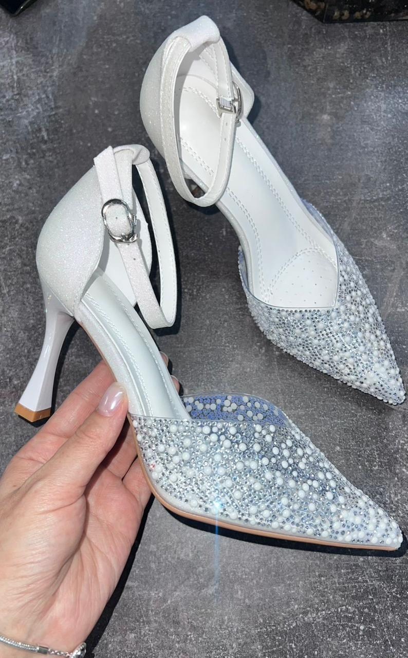 туфли лодочки женские,туфли серебристые,туфли женские,блестящие туфли,туфли со стразами на каблуке