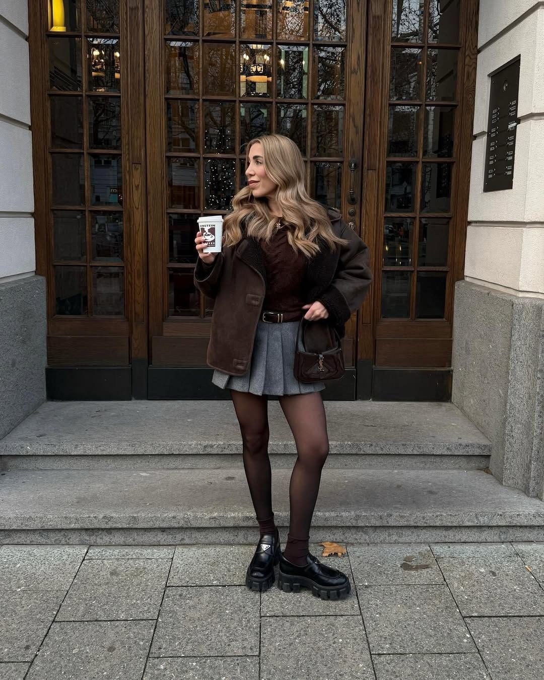 дубленка женская,теплое пальто,повседневная куртка,мода стиль