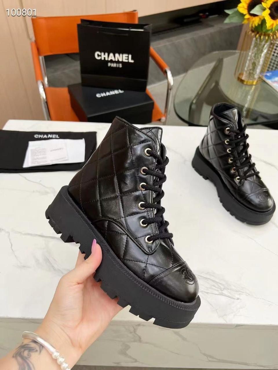 ботинки chanel,ботинки шанель,,ботинки зимние chanel черные кожаные,женские черные кожаные ботинки