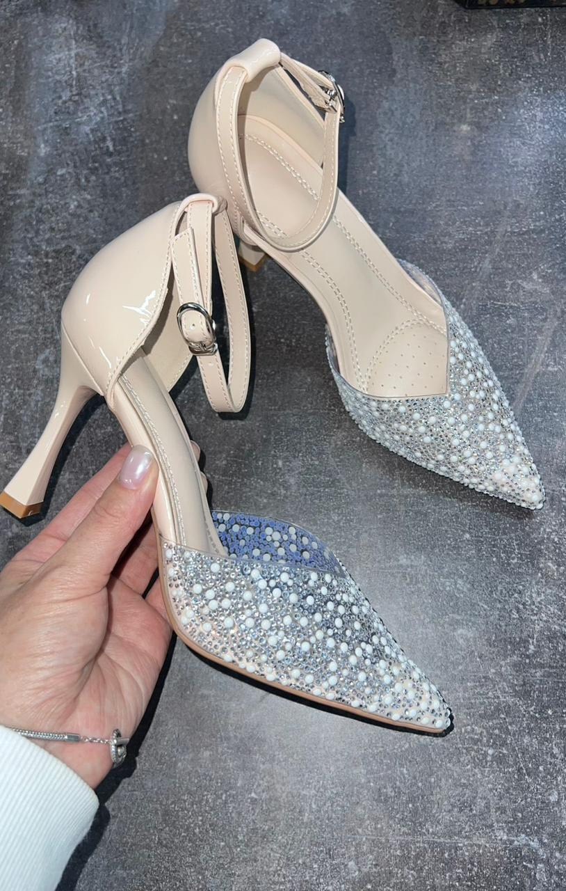 туфли лодочки женские,туфли серебристые,туфли женские,блестящие туфли,туфли со стразами на каблуке