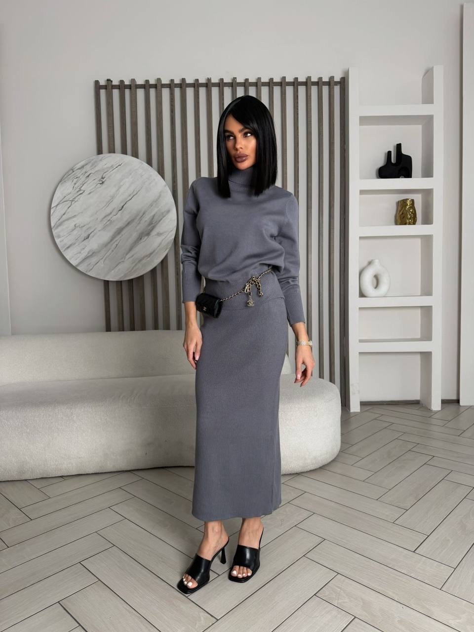 теплые трикотажные костюмы женские с юбкой,юбка с кофтой,костюм трикотажный с юбкой,трикотажные костюмы,костюм из трикотажа