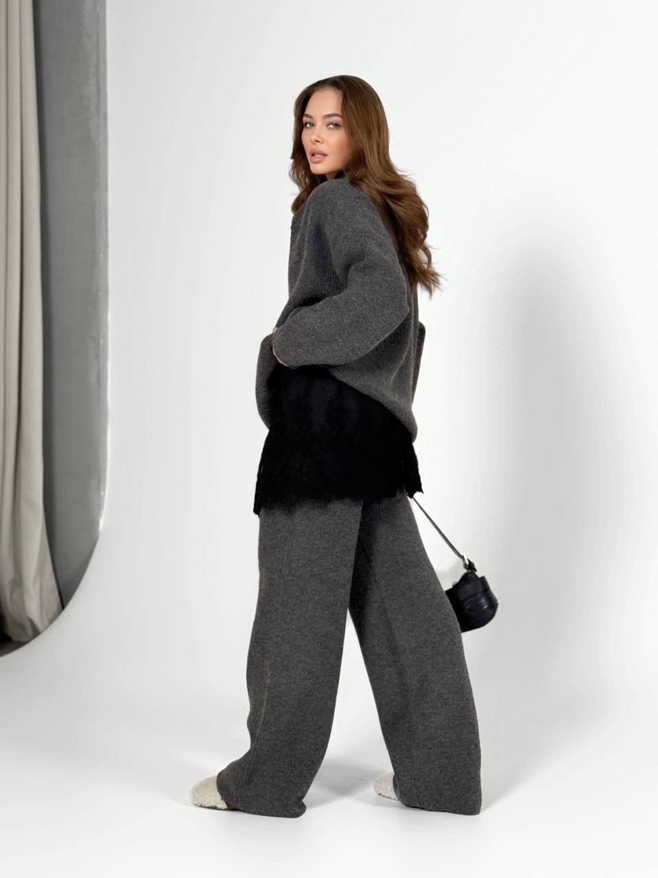 вязаные брюки,костюмы брючные,трикотажные костюмы,вязаные костюмы,джемпер для женщин