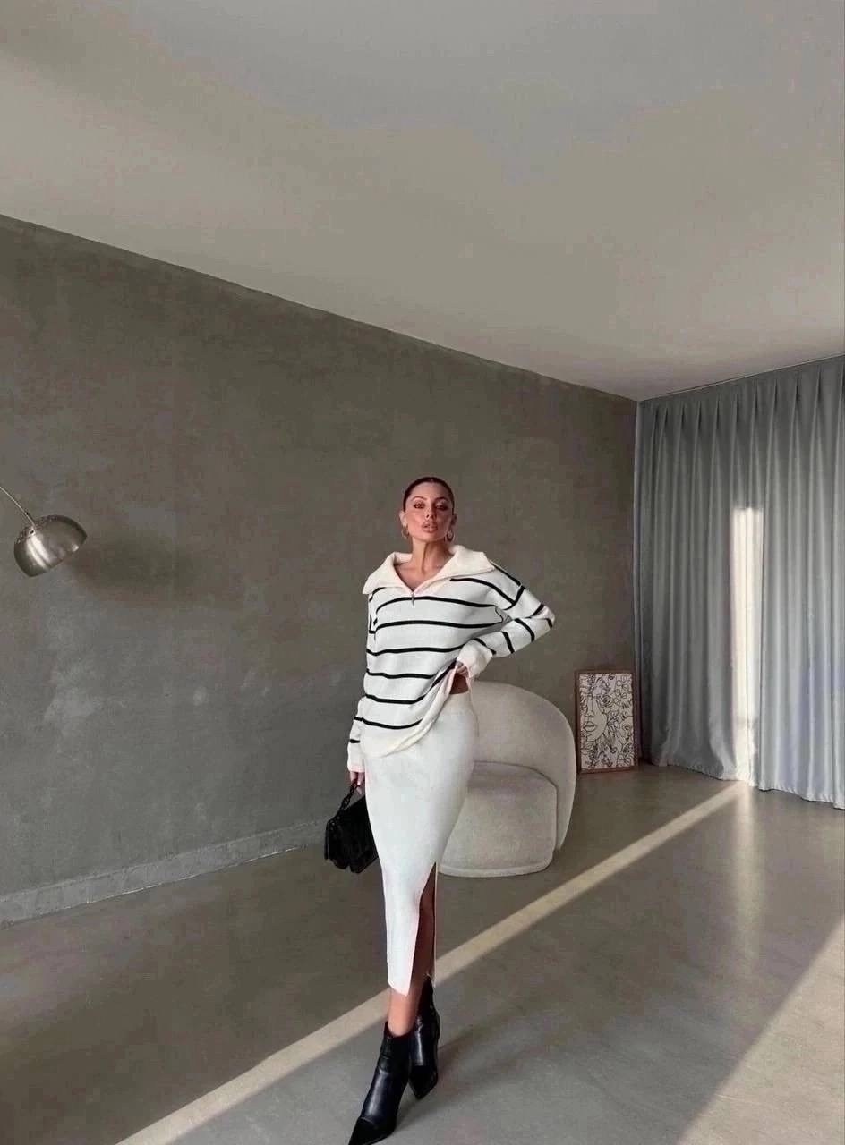 женские костюмы,трикотажный костюм,свитеры модные,самая модная одежда,юбка с кофтой
